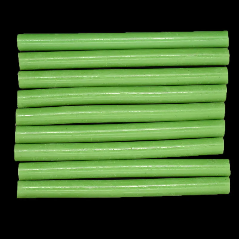 7MM Hot Melt Glue Sticks  For  Electric Glue Gun Car Audio Craft Repair Sticks Adhesive Sealing Wax Stick Green color