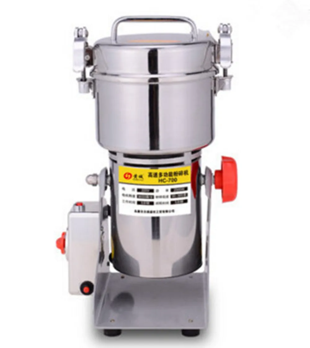 

800g Swing Type Mills Electric Herbal Powder Mill Dry Food Grinder Machine Ultra-high speed Intelligent Spices Cereals Crusher