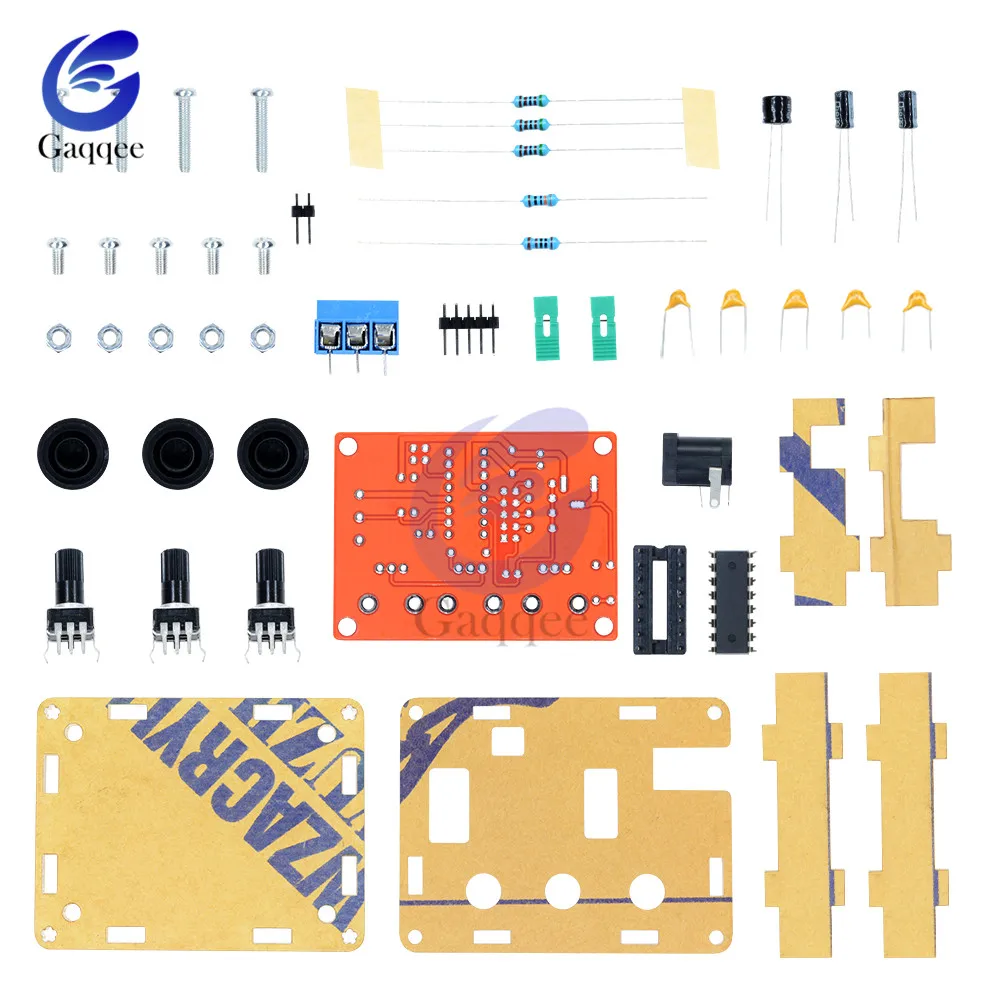 Imagem -06 - Gerador de Sinal de Frequência Ajustável Função Gerador Sine Triângulo Saída Quadrada Kit Faça Você Mesmo 1hz1mhz Xr2206