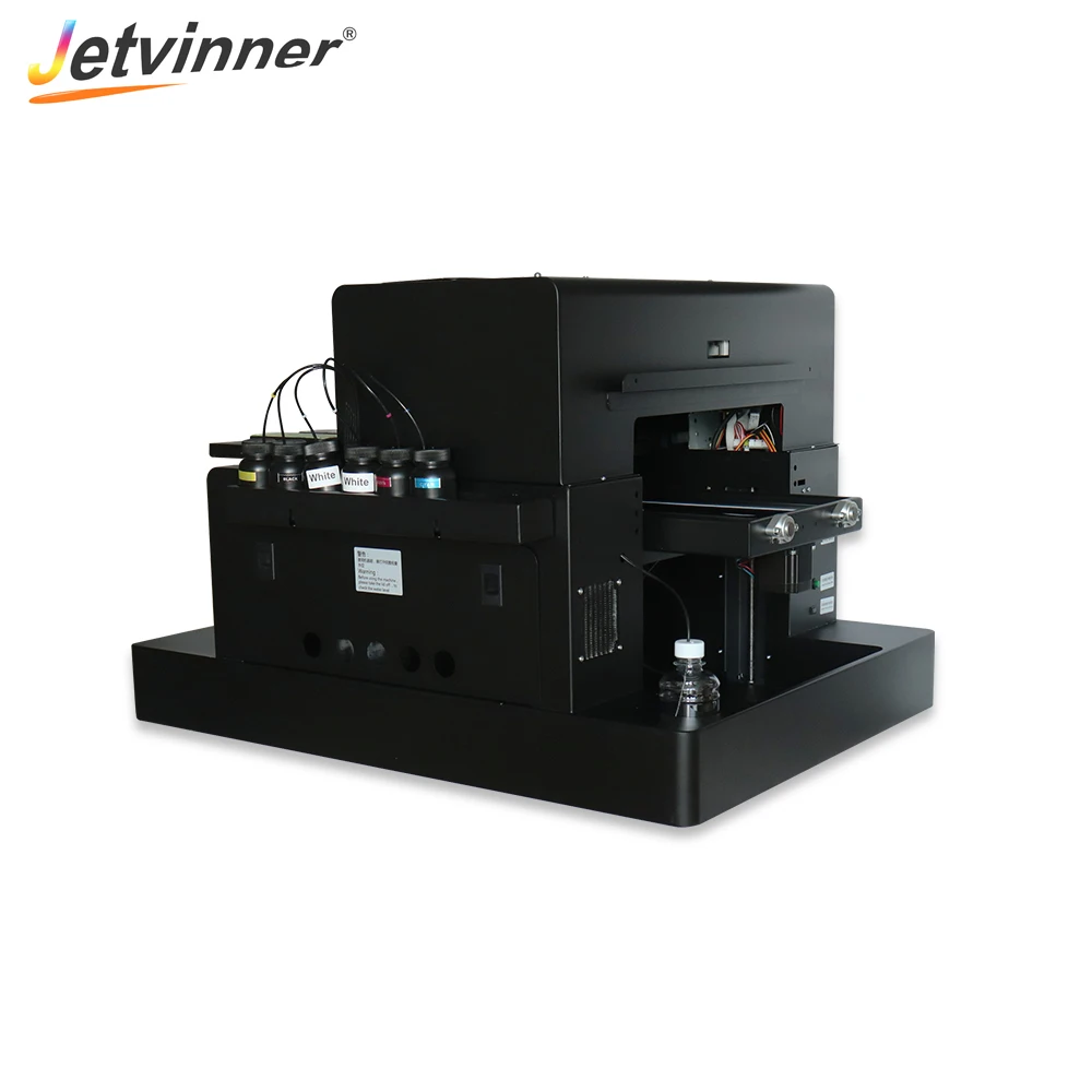 Jetvinner High Speed Automatic A3 Size Led UV Printer Inkjet Printers for Cylinder, Phone Case, Acrylic, Metal, Wood, Ceramic