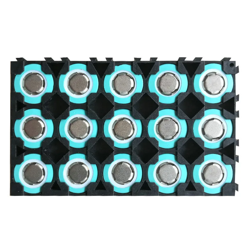 10/20 Pcs 3x5 Cell 18650 Batteries Plastic Spacer Holders For Radiating Shell Switcher Pack Cylindrical Cell Battery Stand Cell