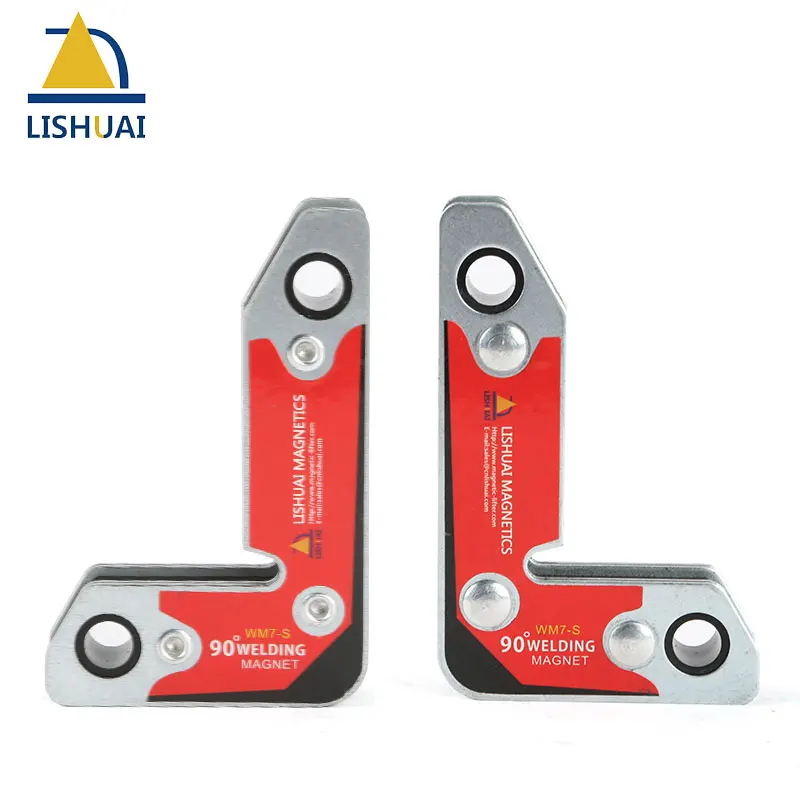 

LISHUAI New Strong Neodymium Magnetic Clamp/Corner Welding Magnet Holer 2Pcs/Pack WM7