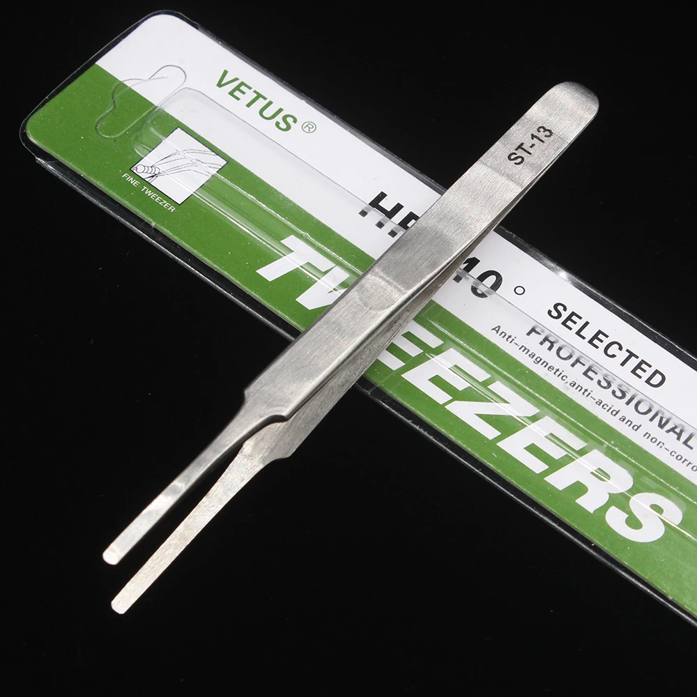 1PCS VETUS 10-15 tainless Steel Tweezers Set Maintenance Tools Kits