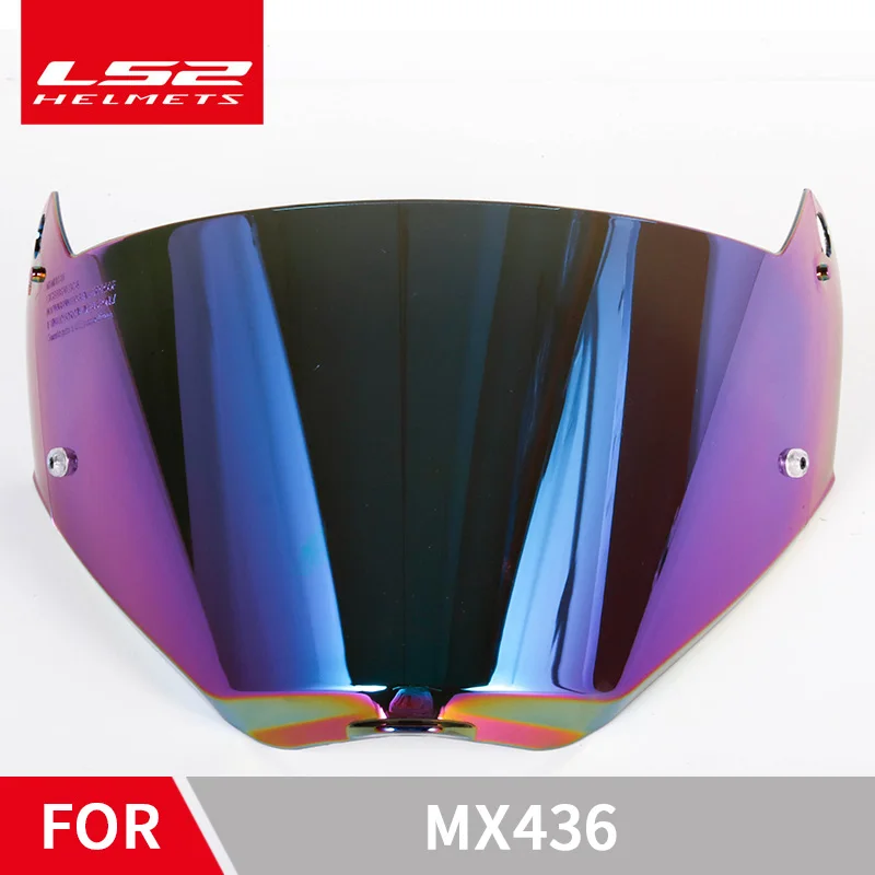 Visière de casque ocross pour modèles, lentille de casque, verre, fumée sombre, transparent, remplacer l\'écran facial, LS2 MX436, pendentifs