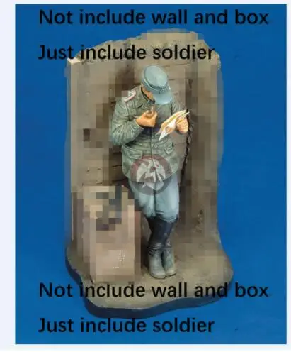 New Unassembled    1/16 120mm Letter from Home  soldier 120mm   Resin Kit DIY Toys Unpainted resin model