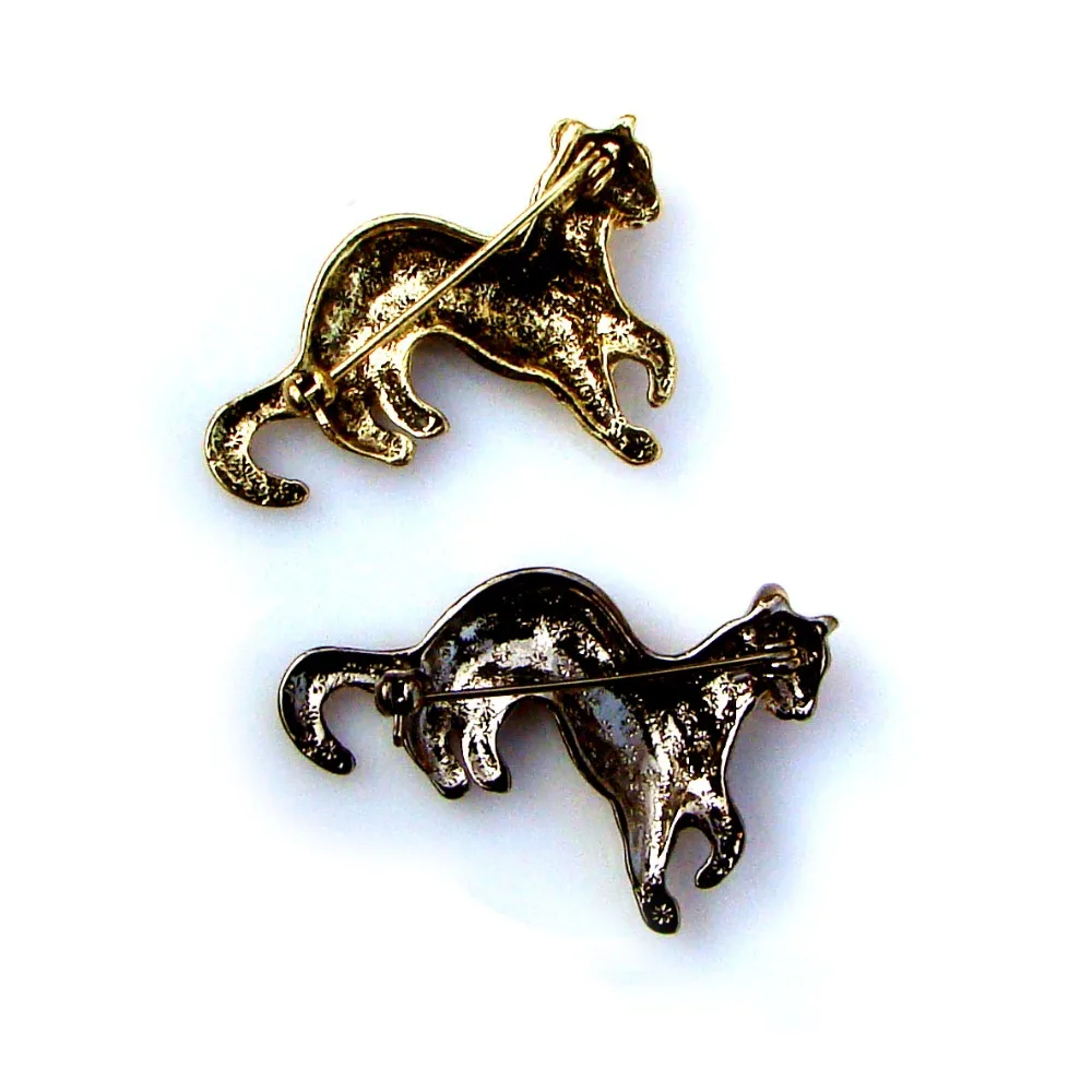 Metal Skunks Pin Brooch Cute Ferret Vivid Animal Weasel Charm Badge Pin Fashion Ornament Jewelry Accessories 1pc x New