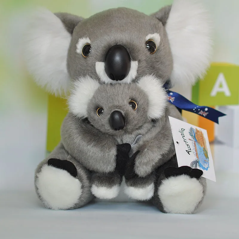 big plush high quality koala mother&baby toy doll kids' gift about 33cm