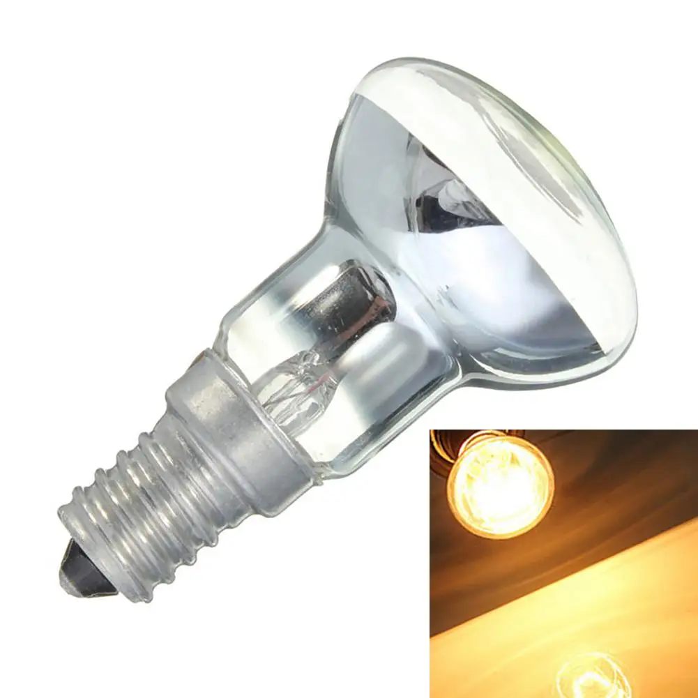 Ampoule Edison E14, support de lumière R39, réflecteur, spot, lampe à lave, lampe à filament In347