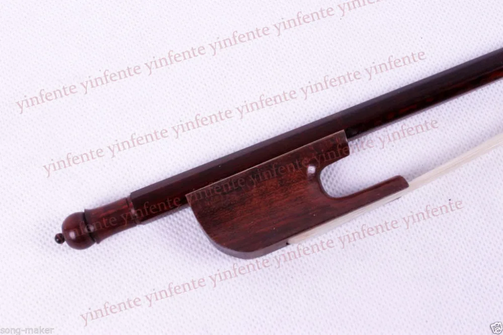 One pcs New 4/4 Violin Bow SnakeWood Baroque Style Violin Parts #6