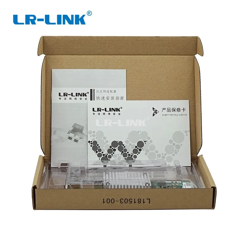 LR-LINK 9802BF-2SFP+ 10Gb Network Card PCIe X8 Dual-port Fiber Optical Server Adapter Intel 82599 Compare to E10G41BTDA X520-DA2