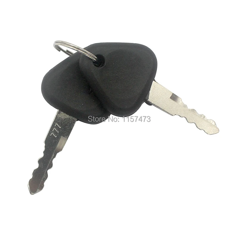 2 Pcs/lot 777 Heavy Equipment Key for Volvo Excavator Parts,3 year  warranty