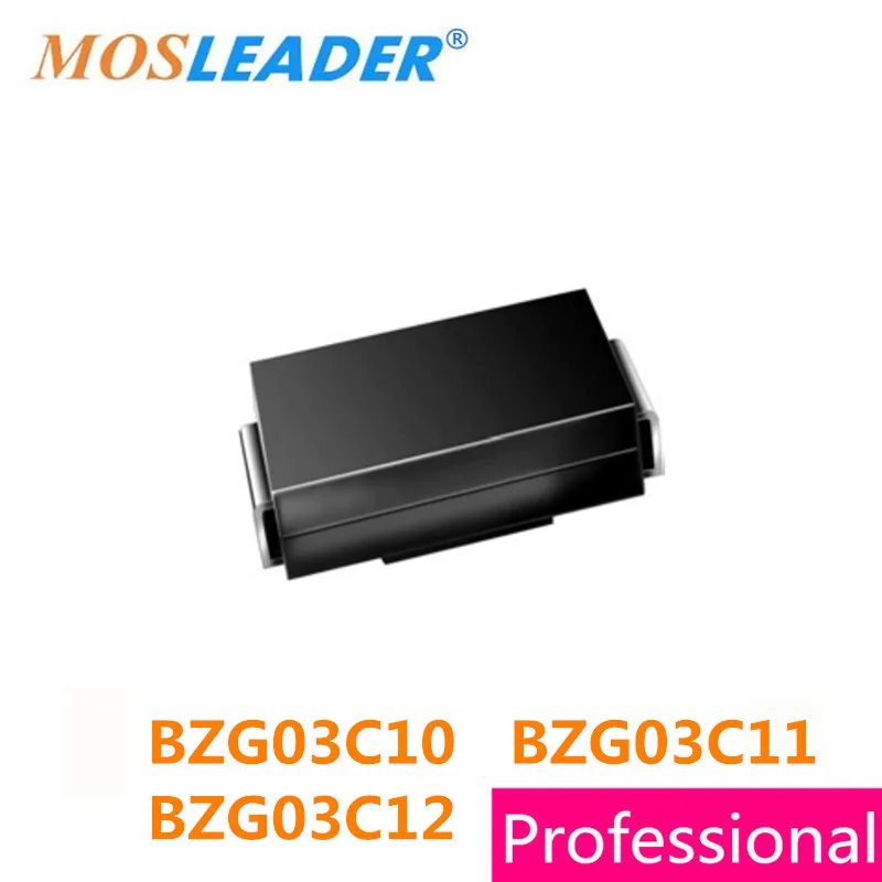 

Mosleader SMA BZG03C10 BZG03C11 BZG03C12 1800 шт. DO214AC 600 Вт BZG03C10TR BZG03C11TR BZG03C12TR диоды китайского высокого качества