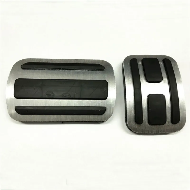 Car Styling Gas Brake Pedal Cover Drill Steel Non-Slip Accelerator Overlay Accessories For Peugeot 4008 5008 2017 2018 LHD