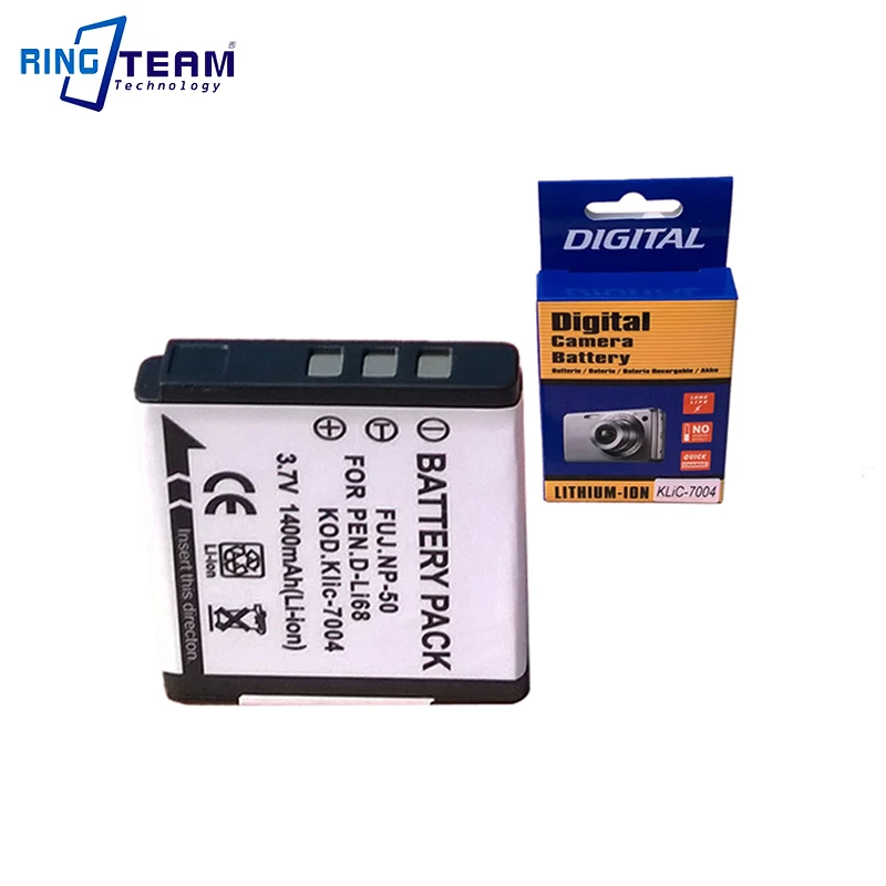 2pcs/Lot NP50 NP-50 FNP50 Battery Packs for Fujifilm Digital Cameras F300 F305 F500 F505 F550 F600 F605 F660 F665 F750 F770 EXR