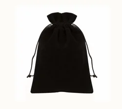 High Quality Large Velvet Drawstring Bags 17x23cm (6.6