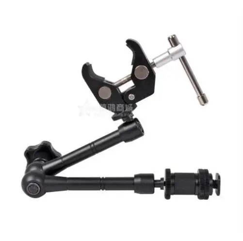 New Hot Super Crab Clamp 7 11 inch magic articulated arm for mounting Monitor LED Light LCD Video Camera Flash Camera DSLR