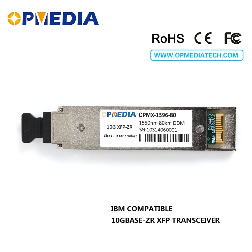 

IBM compatible 10G 1550nm 80km XFP transceiver,10GBASE-ZR optical module DDM funcion,dual LC connector module,low price!