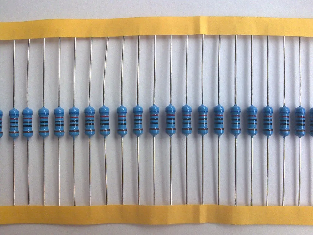 

100pcs 1.5M ohm 1/4W 1.5M Metal Film Resistor 1.5Mohm 0.25W 1% ROHS