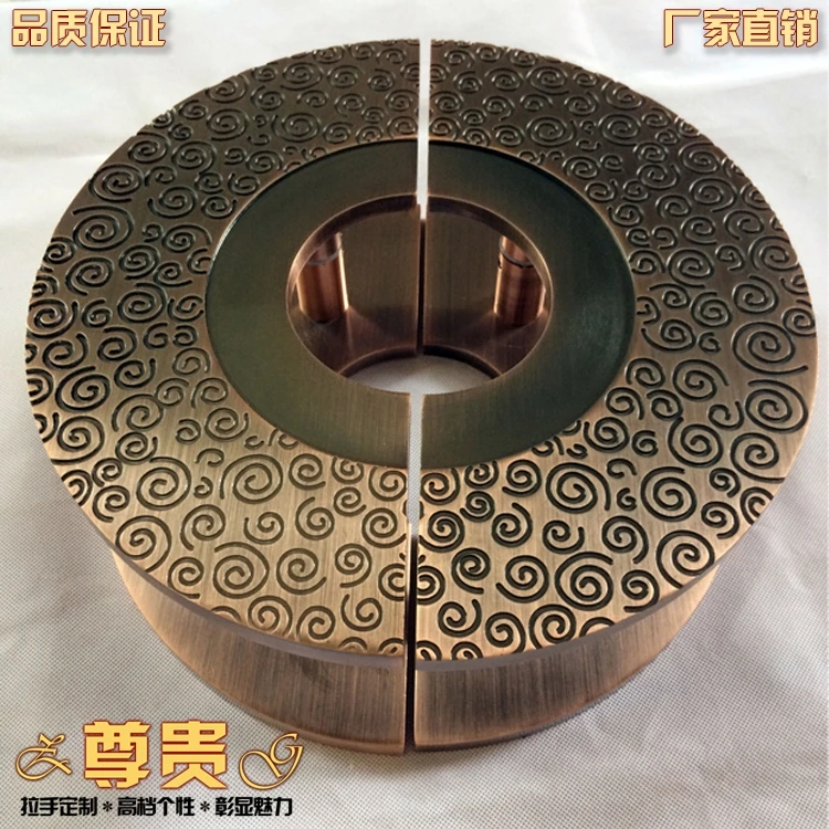 The spot of Chinese antique semi-circular handle with frameless glass door handle door handle antique wooden doors