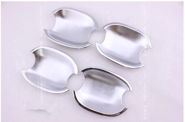 FUNDUOO New Chrome Car Door Handle Cup Bowl For Peugeot 207 2006-2010 Peugeot 308 2008-2010 Peugeot 407 2004-2010