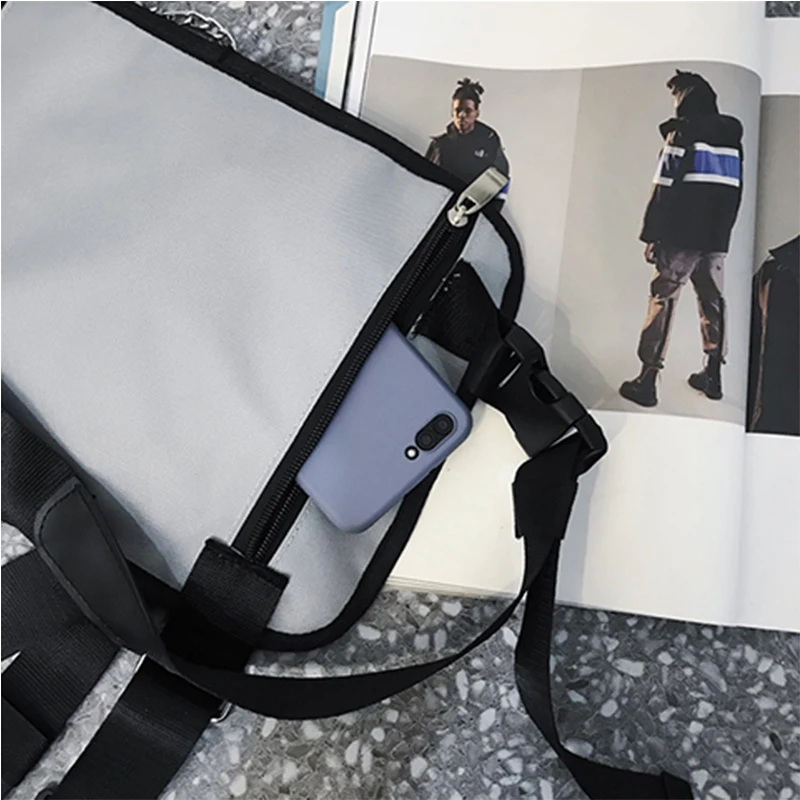 Black Chest Bag For Men Hip Hop Harness Chest Rig Bag Streewear Women Tactical Shoulder Bag Chest Bags In Waist Packs Fashion 19