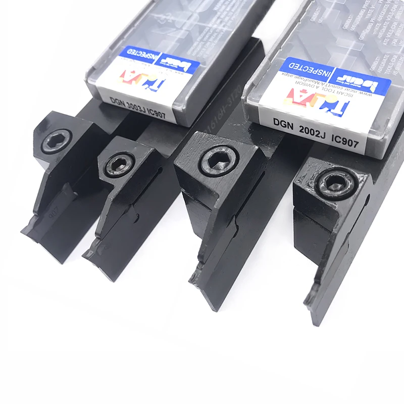超硬グルービングインサート,10個,dgn 2002j ic907/dgn 3003j,16mm x 16mm,1個dgtr1616 2t18/dgtr2020