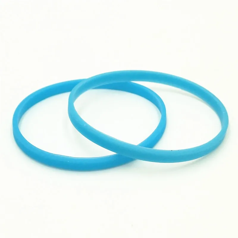 1PC 5mm Glow In Dark Silicone Wristband Unisex Cuff Candy Color Neon  Fluorescent Luminous Rubber Bracelets&Bangles SH279