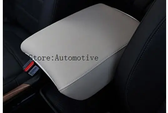 Super fiber Leather Car Armrest Cover Pad Console Arm Rest Pad Accessories For 2017 2018 for Honda CRV CR-V