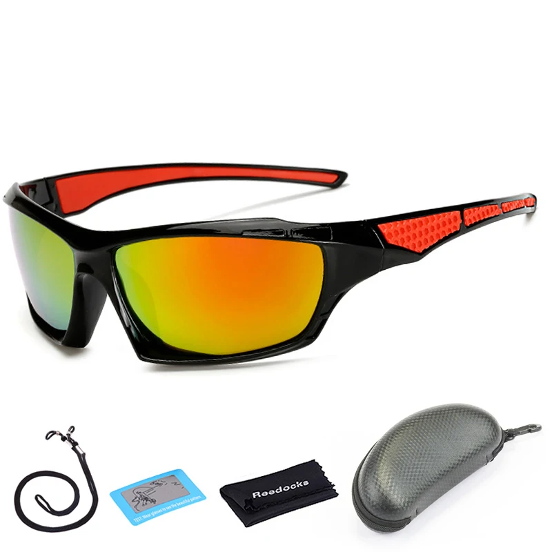 Reedocks Polarized Fishing Glasses Men Women Sport Eyewear UV400 Protection Outdoor Cycling Hiking Driving Sunglasses with Case