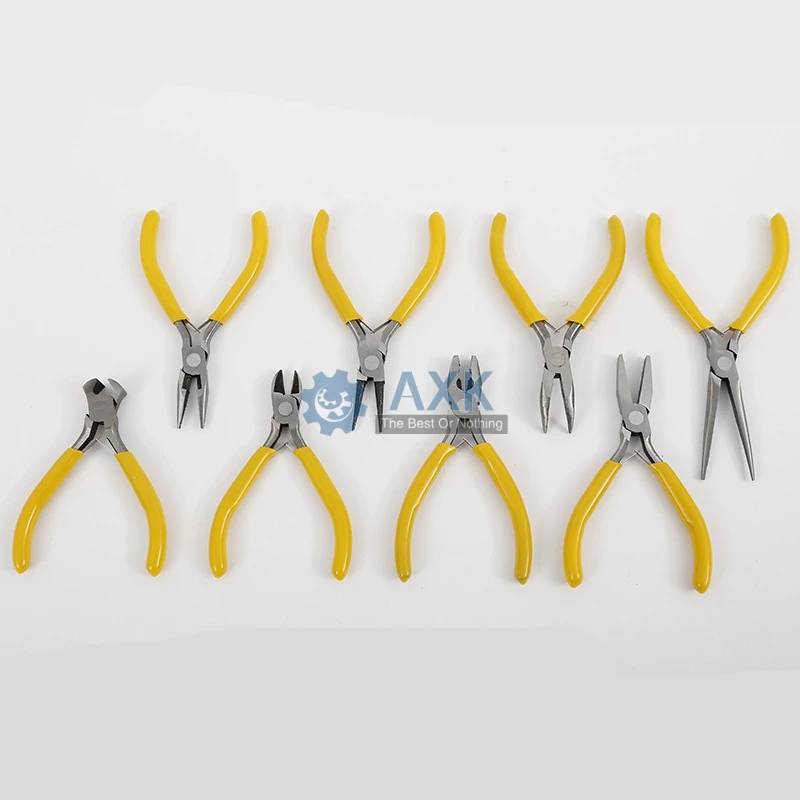 Repair Cable Cutting Tool Diagonal Pliers Set Steel Mini Combination Jewelry Diy Electronic Side Stainless Bent Electrical