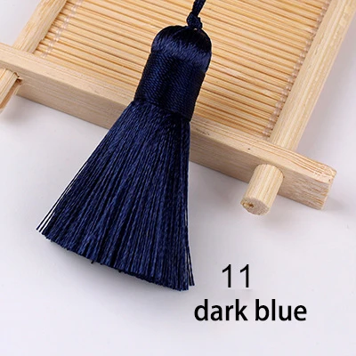 5 Stück/Set 5cm Quasten Hängende Seidenquasten Fransen zum Nähen Zierquasten Schlüsselanhänger DIY Dekorative Vorhang-Accessoires – Detail 36