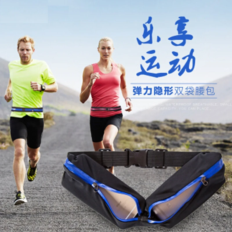 Waist Bag Double Pocket Sport Bags Women Sport Bag Men for Gym Outdoor Sports Bags Bagpack for Men Women