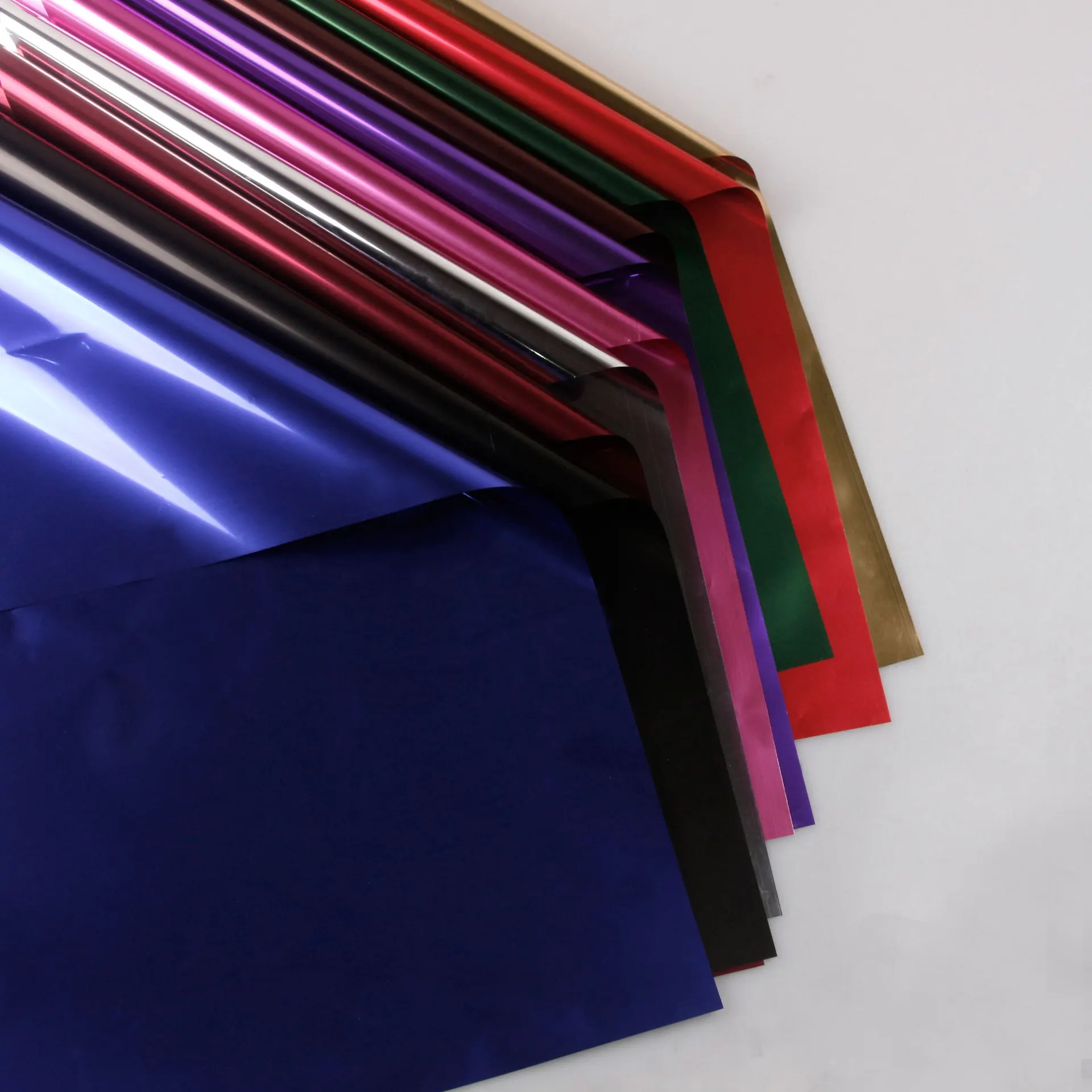 Metallic Waterproof Korean Wrapping Paper Platinum Floral Packaging Paper Florist Bouquet Material Gift Art Packaging Supplies