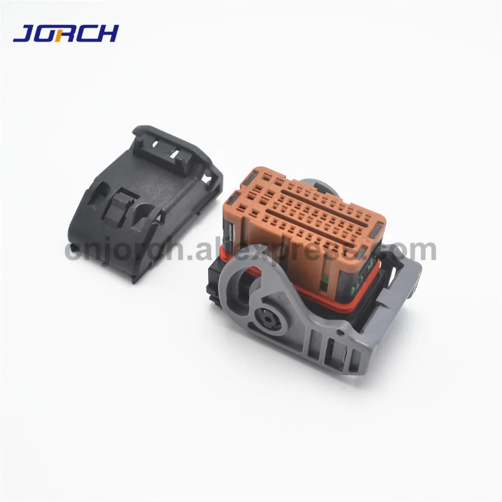 1 set 48pin way ecu automotive connector plug female molex wire brown connectors