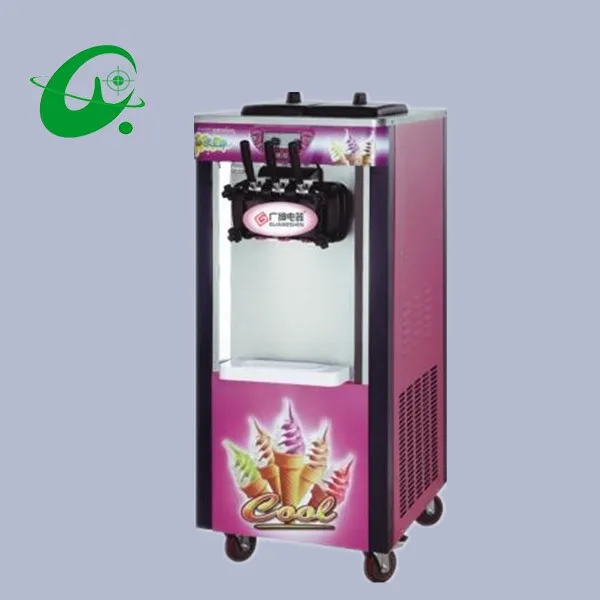 

20-25L/H Stainless Steel Desktop Soft Ice Cream Machine 5.8*2L ice cream making maker