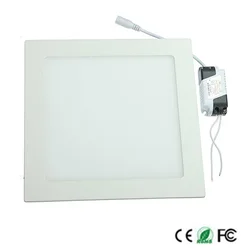 Ultra Thin Led Panel Downlight 3w 4w 6w 9w 12w 15w 25w Square LED Ceiling Recessed Light AC85-265V LED Panel Light SMD2835