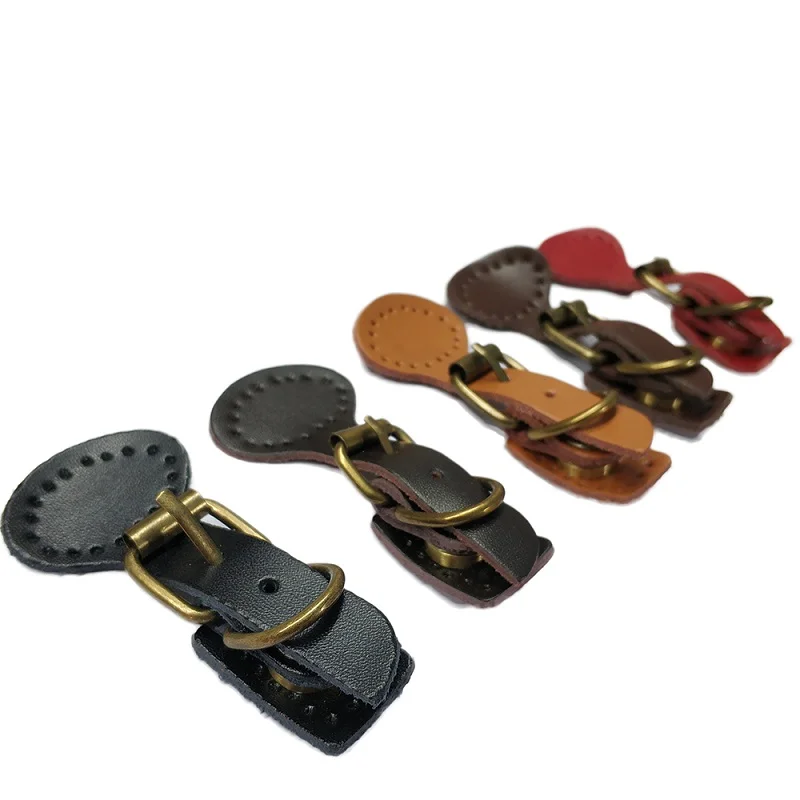 2pcs/lot Soft Rea Leather Bag Buckles Mortise Lock Clasp Closure Handbag Hasp Buckle for Women DIY Shoulder Bag Accessories Part