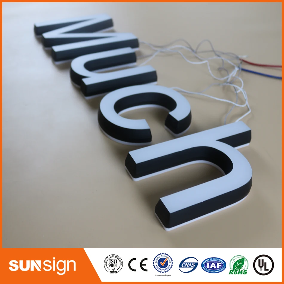 3D Verlichting Acryl Mini Led Kanaal Brief Teken/Buigen Machine Maken Acryl Gezicht Verlichting Letters