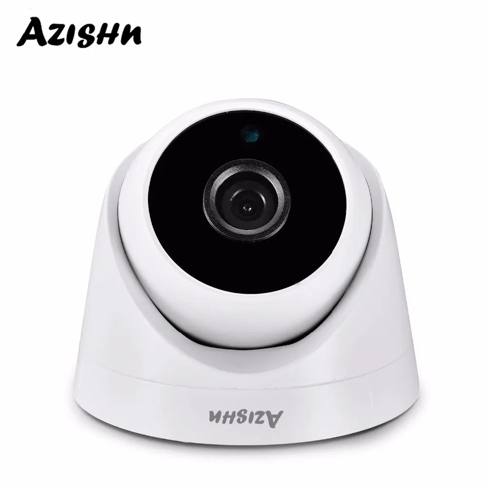 

AZISHN Security 3MP 1080P 960P 720P Indoor IP Camera Home CCTV Motion Detection RTSP 2.8mm Lens Dome Cam POE