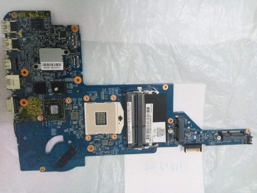 669084 -001 placa de conexão de volta de teste completo conectada com placa-mãe