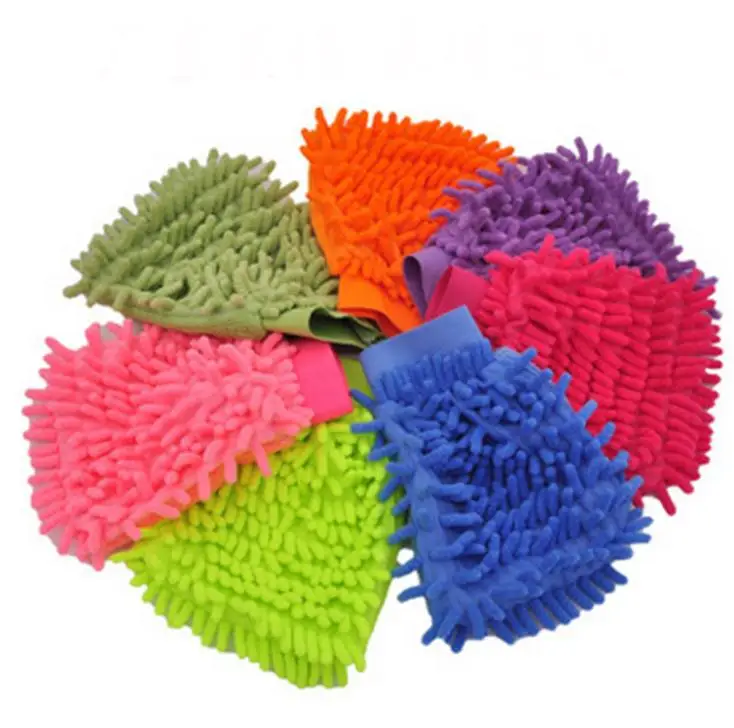 

500pcs Super Mitt Microfiber Car Window Washing Home Cleaning Cloth Duster Towel Gloves SN548