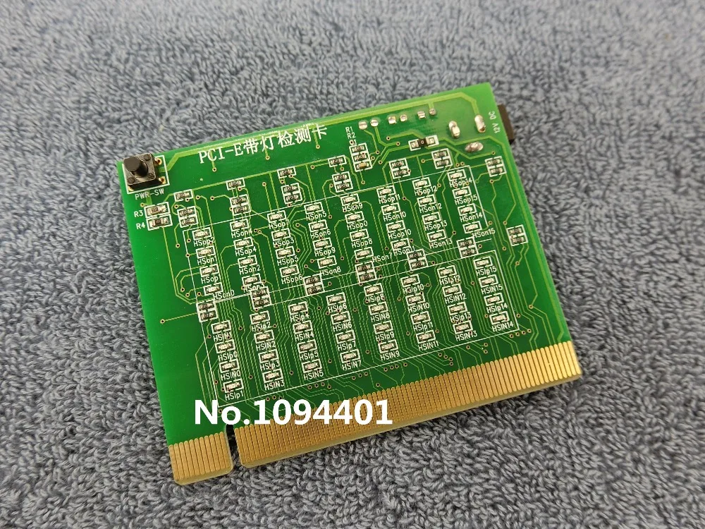 1pcs* PCI-E 16X 8X 4X PCI express Slot Tester Card for motherbaor Detect the southbridge short or open PCI-E with light tester