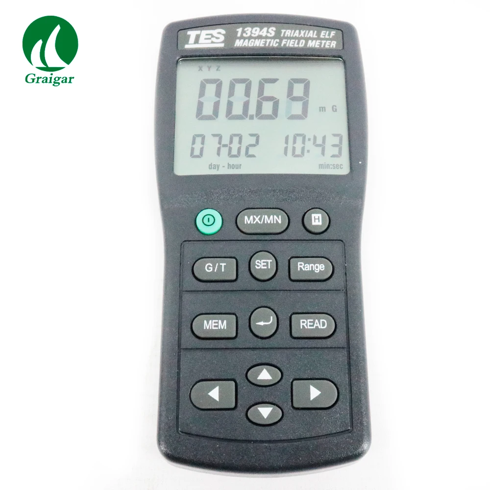 Emf Meter TES-1394S Met (Usb & 4Gb Sd-kaart) bijgewerkte Versie Van TES-1394 Hand-Held Emf Tester Elektromagnetische Veld Tester