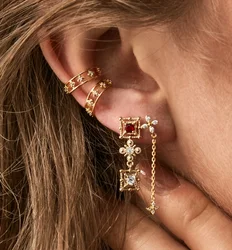 European Ethnic Women Earrings Vintage geometric Drop Dangle Earrings Classic Hollow Lantern Tassel Palace design