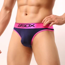 Hot Men Underwear Sexy Men Soft Modal Briefs Breathable Mens Slip Cueca Male Panties Wide Belt Solid Underpants Briefs