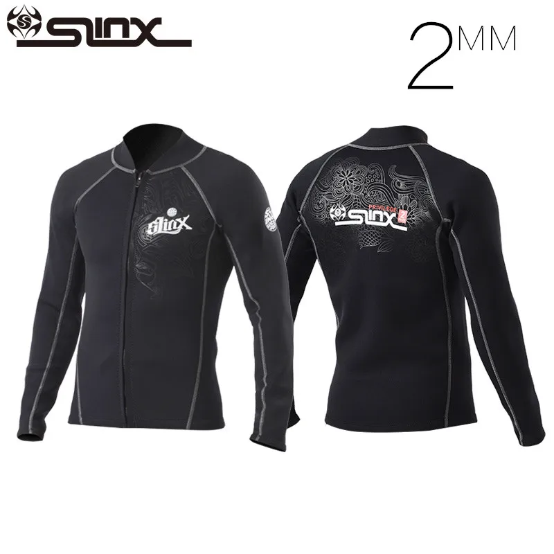 

SLINX Unisex 2MM Neoprene Men Scuba Diving Suit Snorkeling Spearfishing Wetsuit Kite Surfing Windsurf Swimwear Keep Warm Jacket