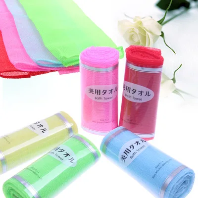 Bathroom supplies Korean Bath Towel Exfoliating Long Clean Viscose Bath Back Scrub Viscose Bath Towel