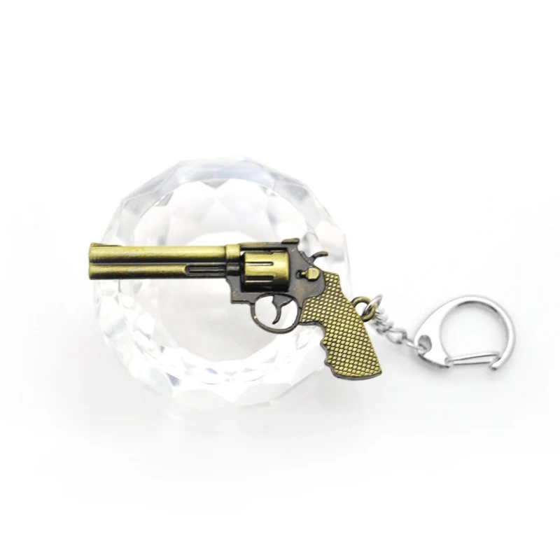 Original Hot Sell Counter Strike Revolver Guns Keychain Men Novelty Trinket CS GO Awp Rifle Sniper Key Ring Souvenirs Gift