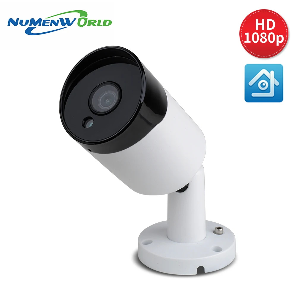 Audio IP camera 1080p Outdoor Network Waterproof Home Security Camera 2.0MP Support-Onvif 30 IR Led  48V POE Camera H.265+