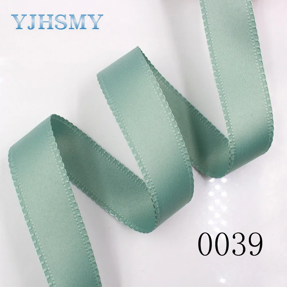 YJHSMY D-18130-206,25 mm 5 yards Solid color bilateral wave ribbons,Wedding decorative ribbons,gift wrap,DIY handmade materials